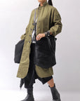 【DANIELE BASTA】 UNISEX 2WAY PATCHWORK SHOULDER BAG_BLACK