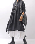 【MIRANDA KALOUDIS】 UNISEX 2WAY WAXED COWHIDE REGULAR BAG_BLACK