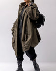 【RUNDHOLZ】 UNISEX DESIGN POCKET BLOUSON COAT 260 1208_KHAKI CLOUD