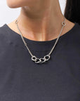 【GOTI】 TWIST RING TOP NECKLACE CN2135_SILVER