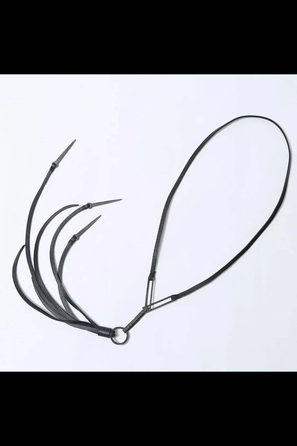 【Aumorfia】 SPIKE FEATHER NECKLACE