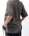 【Andrea Ya'aqov】 UNISEX COTTON TOPS MOPW33_SMOKE BROWN