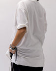 【Andrea Ya'aqov】 UNISEX COTTON TOPS MOPW33_WHITE