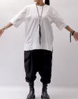 【Andrea Ya'aqov】 UNISEX COTTON TOPS MOPW33_WHITE