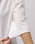 【Andrea Ya'aqov】 UNISEX COTTON TOPS MOPW33_WHITE