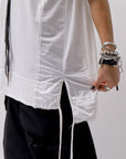【Andrea Ya'aqov】 UNISEX COTTON TOPS MOPW33_WHITE