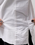 【Andrea Ya'aqov】 UNISEX COTTON TOPS MOPW33_WHITE
