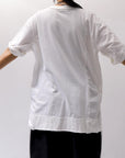 【Andrea Ya'aqov】 UNISEX COTTON TOPS MOPW33_WHITE