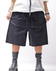 【thom/krom】 UNISEX COTTON HALF PANTS MST471_BLACK