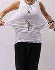 【bajra】 STRETCH INNER LONG TANK TOP BLACK&WHITE SET 160QK02