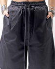 【thom/krom】 UNISEX COTTON HALF PANTS MST471_BLACK