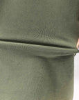 【NOSTRASANTISSIMA】 OPEN BACK LIGHT SWEAT COVER LONG TANK TOP M142_GREEN FADE