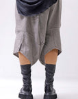 【AGL】 STRETCH LEATHER SNEAKER BOOTS MIDI STRETCH_BLACK