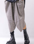 【AGL】 STRETCH LEATHER SNEAKER BOOTS MIDI STRETCH_BLACK