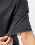 【sanctamuerte】 STRETCH COTTON & VISCOSE SILK TEE SM87_STRETCH COTTON & VISCOSE SILK TEE SM87_BLACK
