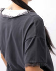 【sanctamuerte】 STRETCH COTTON & VISCOSE SILK TEE SM87_STRETCH COTTON & VISCOSE SILK TEE SM87_BLACK
