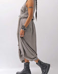【studio b3】 MULTI-WAY PANTS&SKIRT DRESS NB2088_SAND OLD DYE