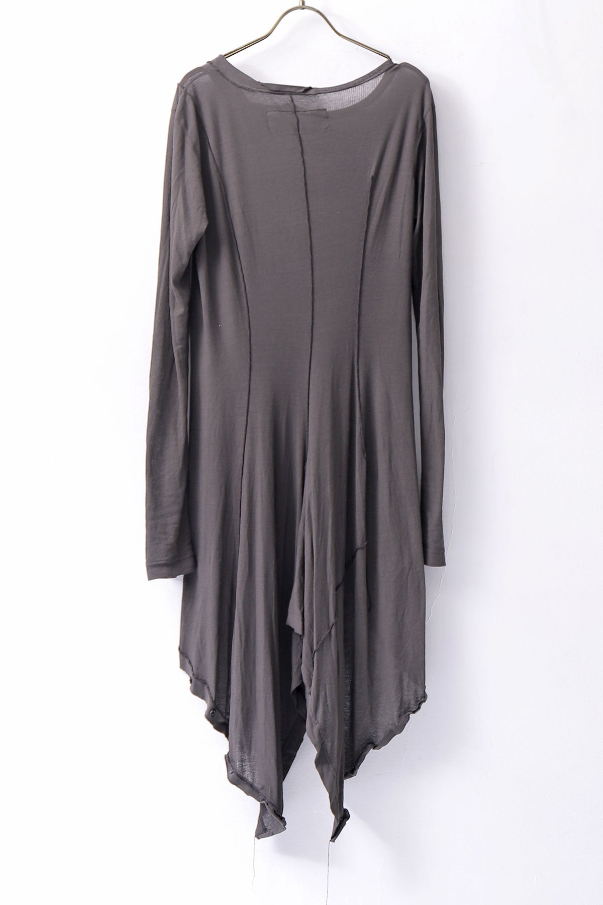 【RUNDHOLZ】 RIB COTTON PENGUIN BUTTON LONG TOP 234 0904_LAVA