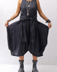 【studio b3】 MULTI-WAY PANTS&SKIRT DRESS NB2088_BLACK