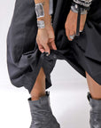 【studio b3】 MULTI-WAY PANTS&SKIRT DRESS NB2088_BLACK