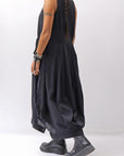 【studio b3】 MULTI-WAY PANTS&SKIRT DRESS NB2088_BLACK
