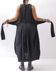 【studio b3】 MULTI-WAY PANTS&SKIRT DRESS NB2088_BLACK