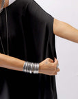 【Primordial is Primitive】 ASYMMETRY OVERSIZED COTTON LONG TOP 100RO_BLACK