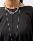 【Primordial is Primitive】 ASYMMETRY OVERSIZED COTTON LONG TOP 100RO_BLACK
