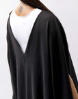 【Primordial is Primitive】 ASYMMETRY OVERSIZED COTTON LONG TOP 100RO_BLACK
