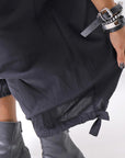 【studio b3】 UNISEX LIGHT COTTON PANTS NB2090_BLACK