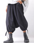 【studio b3】 UNISEX LIGHT COTTON PANTS NB2090_BLACK