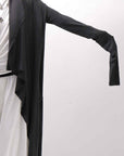 【NOSTRASANTISSIMA】 ASYMMETRY BACK CROSS CARDIGAN TS24_BLACK