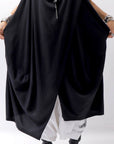 【RUNDHOLZ】 FRONT FLAP COTTON LONG TOP DRESS 337 0911_BLACK