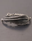 【Rusty Thought】 SILVER FEATHER CHAIN BRACELET_RT06