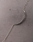 【Rusty Thought】 SILVER FEATHER CHAIN BRACELET_RT06
