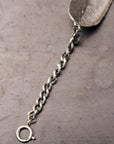 【Rusty Thought】 SILVER FEATHER CHAIN BRACELET_RT06