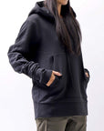 【thom/krom】 UNISEX FRONT POCKET SWEAT HOODIE MS159_BLACK