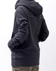 【thom/krom】 UNISEX FRONT POCKET SWEAT HOODIE MS159_BLACK