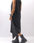 【Primordial is Primitive】 SLEEVELESS LONG DRESS 533RO_BLACK