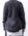 【RUNDHOLZ】 RACCOON ZIP UP CARDIGAN JACKET 141 7113_BLACK
