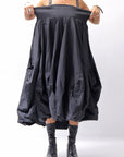 【PLÜ】 MULTIWAY SHAPE MEMORY SKIRT DRESS 4045_BLACK