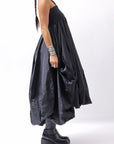 【PLÜ】 MULTIWAY SHAPE MEMORY SKIRT DRESS 4045_BLACK