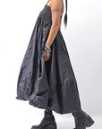 【PLÜ】 MULTIWAY SHAPE MEMORY SKIRT DRESS 4045_BLACK