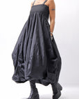 【PLÜ】 MULTIWAY SHAPE MEMORY SKIRT DRESS 4045_BLACK