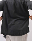 【Primordial is Primitive】 ASYMMETRY COTTON TEE 253RO_BLACK