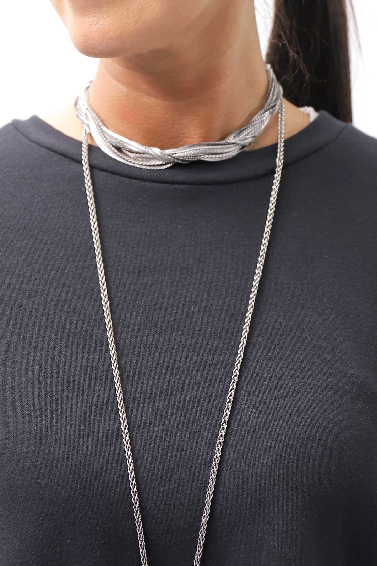 【bajra】 UNISEX BACK DRAPE TOP 154QK02_BLACK