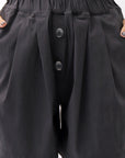 【Primordial is Primitive】 STRETCH ECO LEATHER SHORT PANTS 535AL_BLACK
