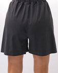 【Primordial is Primitive】 STRETCH ECO LEATHER SHORT PANTS 535AL_BLACK