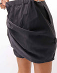 【Primordial is Primitive】 COVERED SHORT PANTS 203AL_BLACK