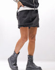 【Primordial is Primitive】 COVERED SHORT PANTS 203AL_BLACK